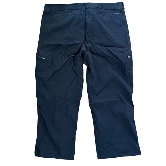 Eddie Bauer Women's First Ascent Guide Pro Pants Capris Black Stretch - Size 14 - Picture 6 of 10